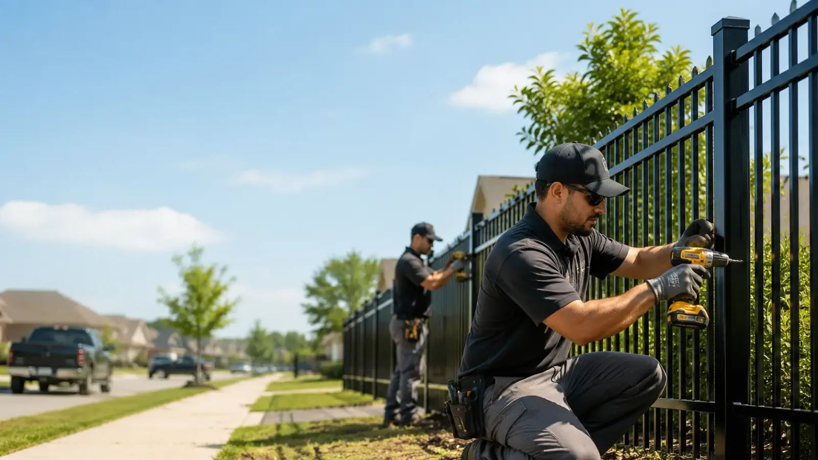 Metal Fence Installation in Chesterfield, MO